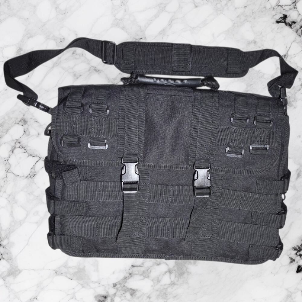 TacPack EDC Tactical Messenger Bag & Heavy Duty 17" Laptop Briefcase